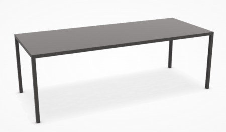 MDF Italia Tense Dining Table - Esstisch - Fenix Mittelgrau matt 220 x 90 cm