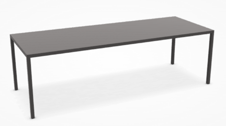 MDF Italia Tense Dining Table - Esstisch - Fenix Mittelgrau matt 240 x 90 cm