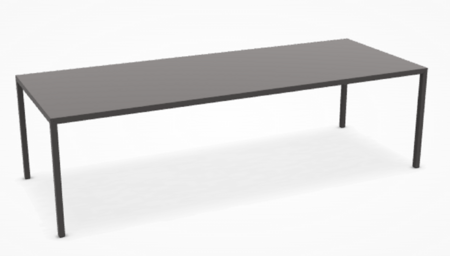 MDF Italia Tense Dining Table - Esstisch - Fenix Mittelgrau matt 260 x 100 cm