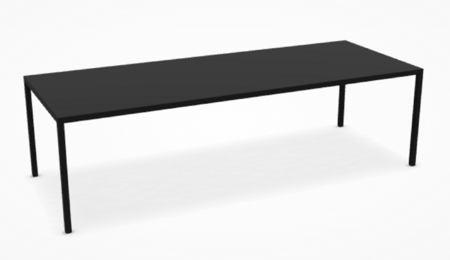 MDF Italia Tense Dining Table - Esstisch - Fenix Schwarz matt 260 x 100 cm