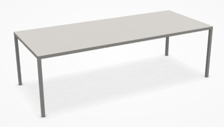 MDF Italia Tense Material - Esstisch - 240x100 cm-Kunststein Weiss Calce
