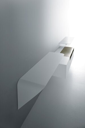MDF Italia Mamba Light - Wandregal - Cristalplant weiss matt