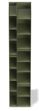 MDF Italia Random 2C - Standregal - Olivgrun matt lackiert