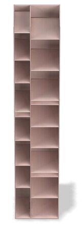 MDF Italia Random 2C - Standregal - Puder pink matt lackiert pink