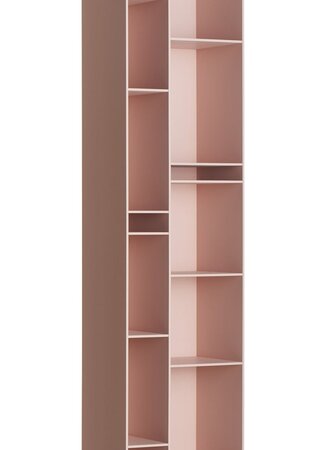 MDF Italia Random 2C - Standregal - Puder pink matt lackiert pink