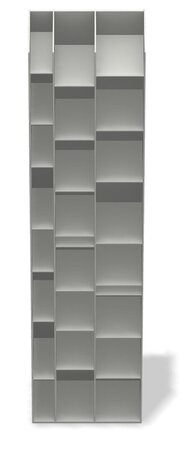 MDF Italia Random 3C - Standregal - Weiss Matt Lackiert