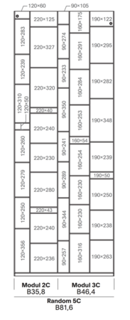 MDF Italia Random Wood - Standregal