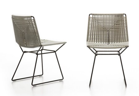 MDF Italia Neil Twist Chair - Stuhl - Ecru