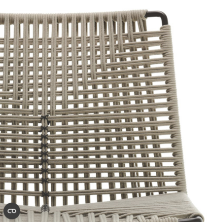 MDF Italia Neil Twist Stool - Barhocker - Sitz Ecru