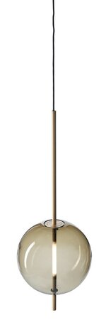 Pholc Kandinsky - Pendelleuchte - Smoked brown, Brass - 30 cm