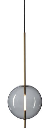Pholc Kandinsky - Pendelleuchte - Smoked grey, Brass - 30 cm