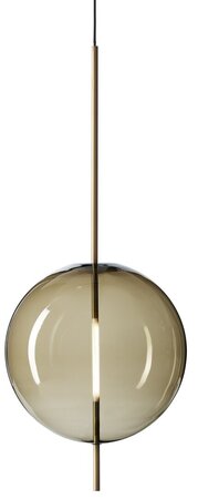 Pholc Kandinsky - Pendelleuchte - Smoked brown, Brass - 45 cm