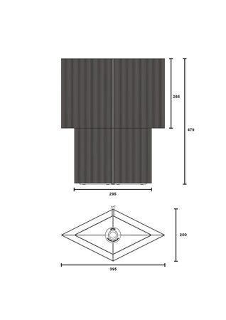 Pholc Romb - Tischleuchte - Romb 48