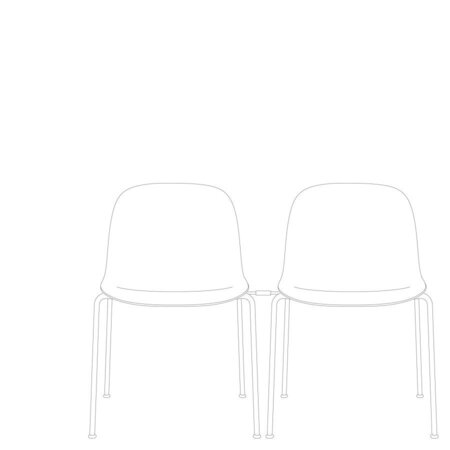 Muuto Fiber Side Chair A Base With Linking Device