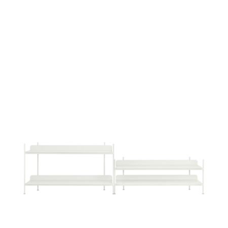 Muuto Compile Shelving System - Configuration 5 - White