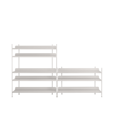 Muuto Compile Shelving System - Configuration 7 - Grey