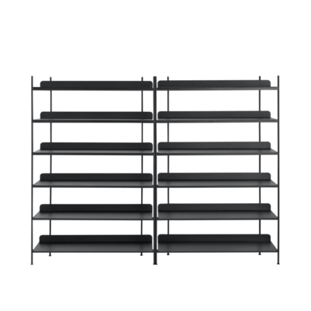 Muuto Compile Shelving System - Configuration 8 - Black