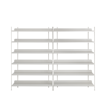Muuto Compile Shelving System - Configuration 8 - Grey