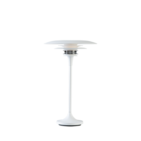 Belid Diablo Table Lamp Ø300 H484 - Matte White/Brass