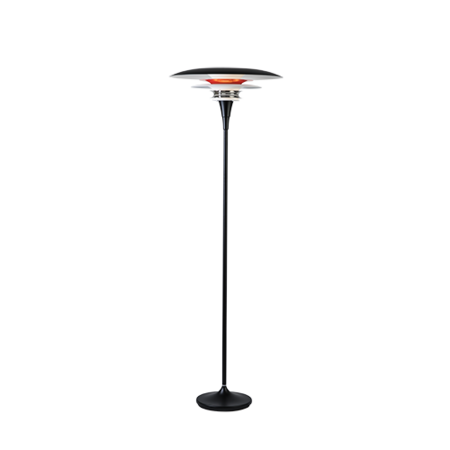 Belid Diablo Floor Lamp Ø500 H1492 - Matt Black/Glossy Red