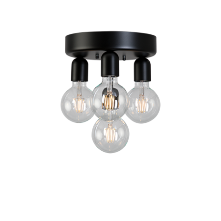 Belid Regal Ceiling 4 Ø230 - Matte Black