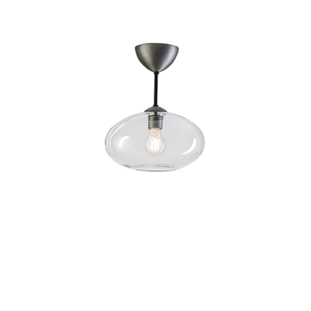 Belid Bullo Ceiling Ø270 H320 - Clear Glass/