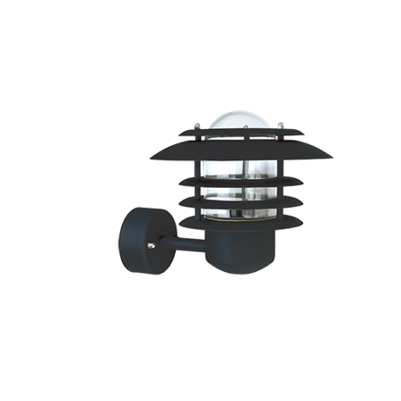 Belid Max Wall Lamp IP23 Ø240 - Black Texture