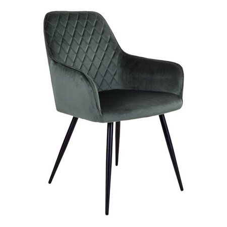 House N Harbo Dining Chair - green velvet