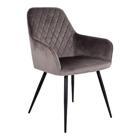 House N Harbo Dining Chair - mushroom velvet