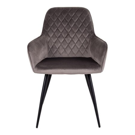House N Harbo Dining Chair - mushroom velvet