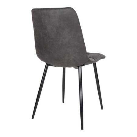 House N Middelfart Dining Chair - Dark grey microfiber
