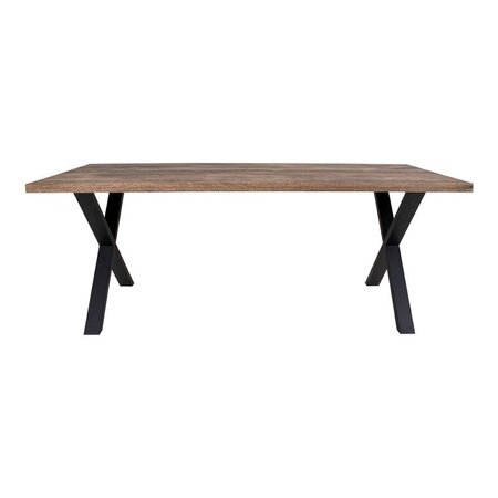 House N Montpellier Dining Table - smoked oiled oak