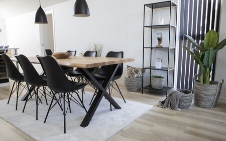 House N Oslo Dining Chair Black legs