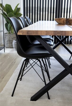 House N Oslo Dining Chair Black legs