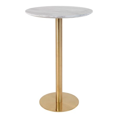 House N Bolzano Bar Table - Brass Base