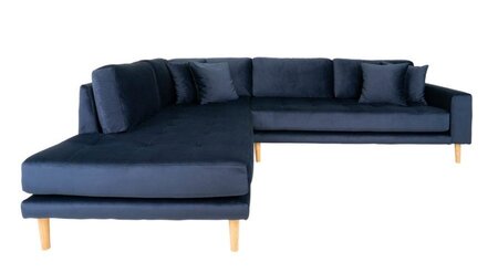 House N Lido Corner Sofa W. Open End - Left facing Blue