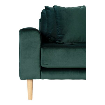 House N Lido Lounge Sofa Right Facing Dark Green