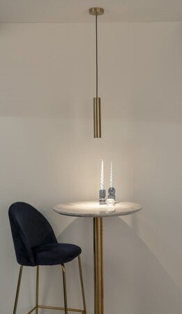 House N Paris Pendant - Brass