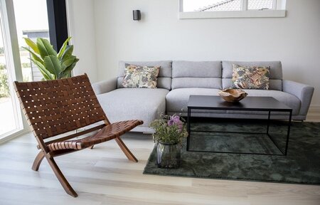 House N Perugia Folding Chair - Brown Leather