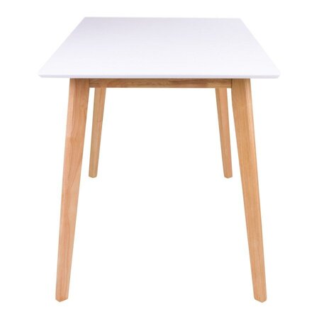 House N Vojens Dining Table - 120 cm - White / Natural
