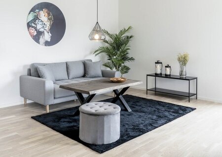 House N Vita TV Stand - Black / Black