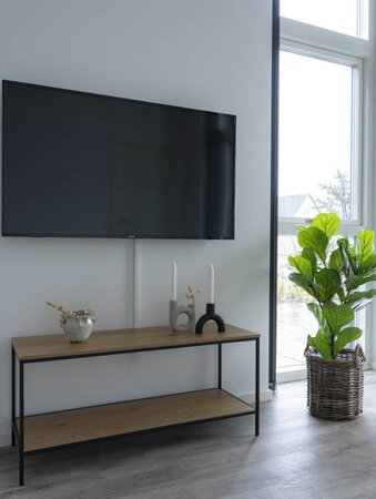 House N Vita TV Stand - Black / Oak