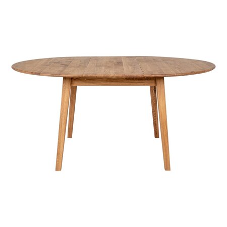 House N Metz Dining Table Built-in Extension Plate w. Butterfly Function -  Esstisch ausziehbar -  Nature Oiled Oak