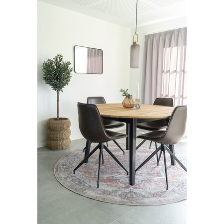 House N Metz Dining Table Built-in Extension Plate w. Butterfly Function -  Esstisch ausziehbar