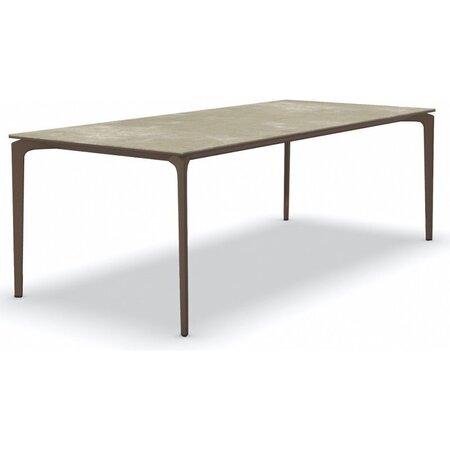 Fast AllSize Tisch mit Platte aus Feinsteinzug, Hazel - Maracuja