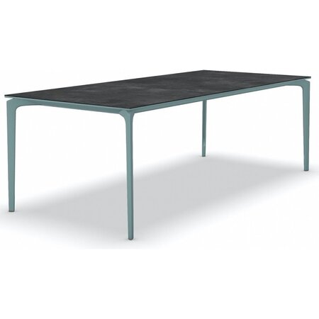 Fast AllSize Tisch mit Platte aus Feinsteinzug, Night - Pastellhellblau