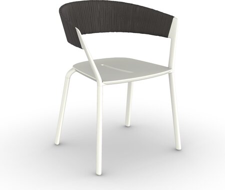 Fast Ria 7602 - Sessel - 1-White - C02 Black Sand