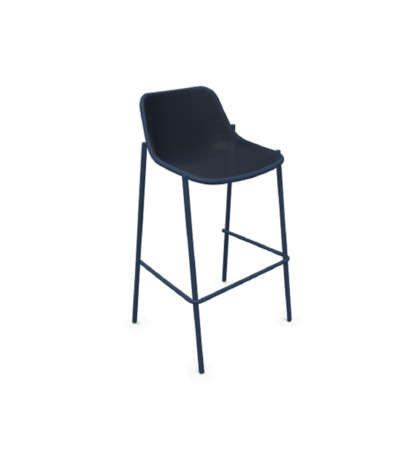 EMU Round 467 Barhocker 2er Set - Preis pro Barhocker - 43 Saphirblau