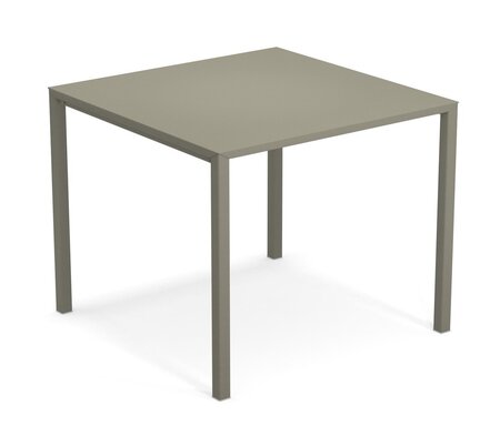 EMU Urban Tisch quadratisch stapelbar-90x90 - 37 Graugrün