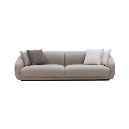 Wendelbo Montholon 3 Sitzer Sofa - Black Stained Oak - Cuddle Col. 04